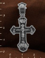 Крест из белого золота