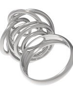 Кольцо из белого золота c бриллиантами