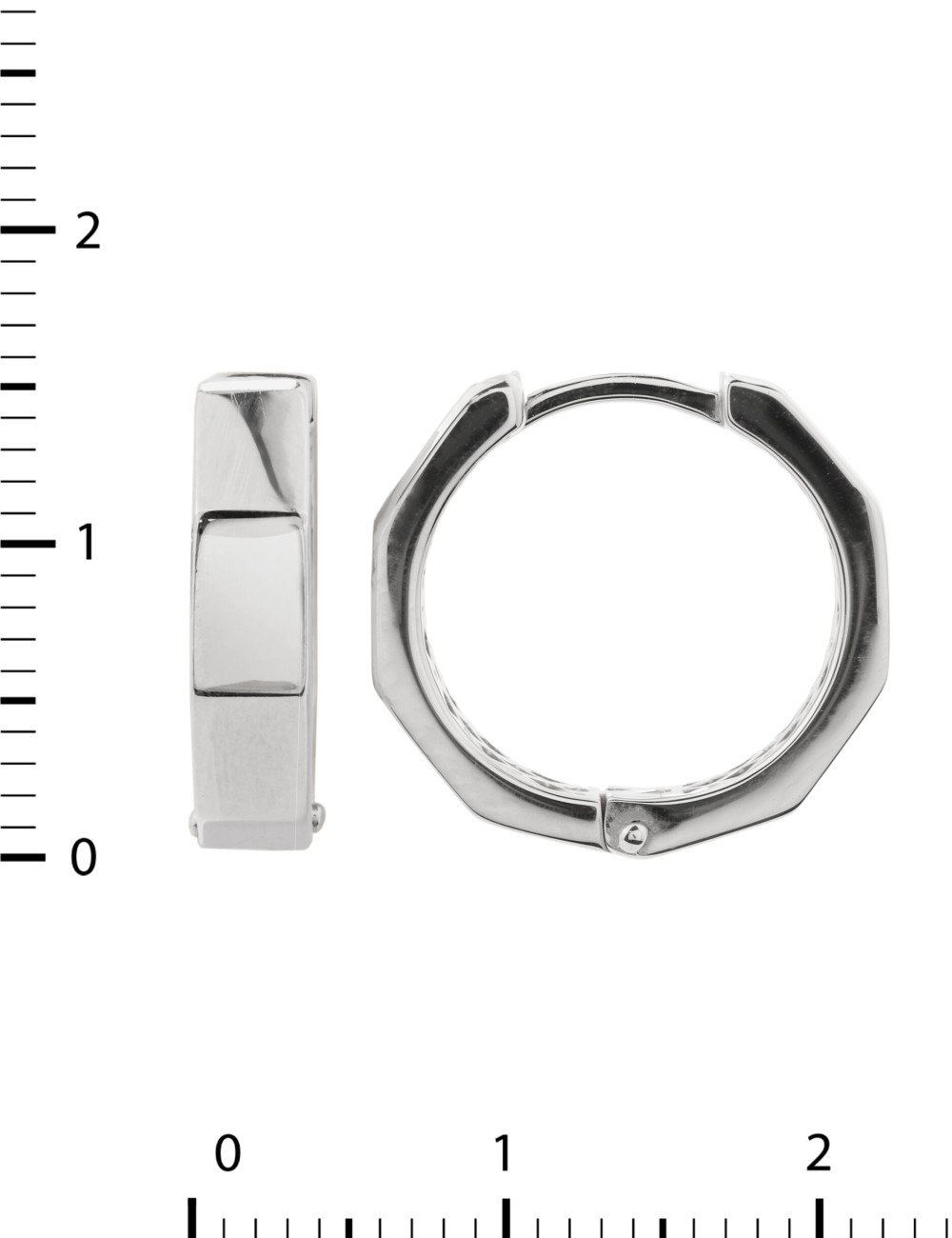 Серьги из белого золота