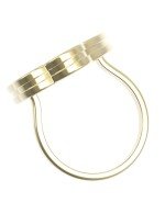 Кольцо из лимонного золота c лазуритом