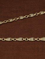 Цепь из лимонного золота