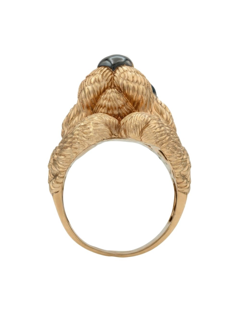 Кольцо из золота c эмалью