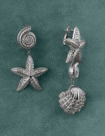 Серьги из белого золота