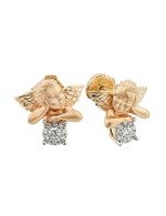 Серьги из золота c бриллиантами