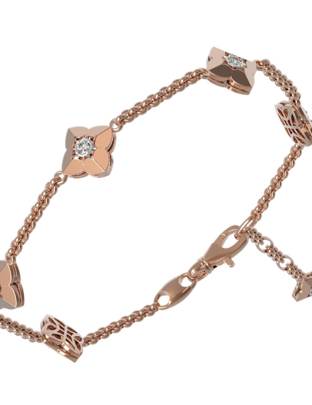 Браслет из золота c бриллиантами