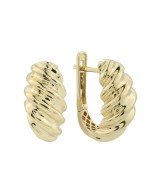 Серьги из лимонного золота