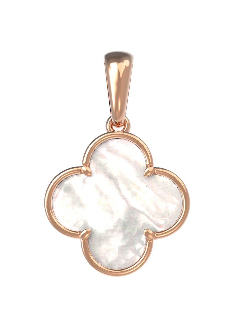 Подвеска из золота c перламутром