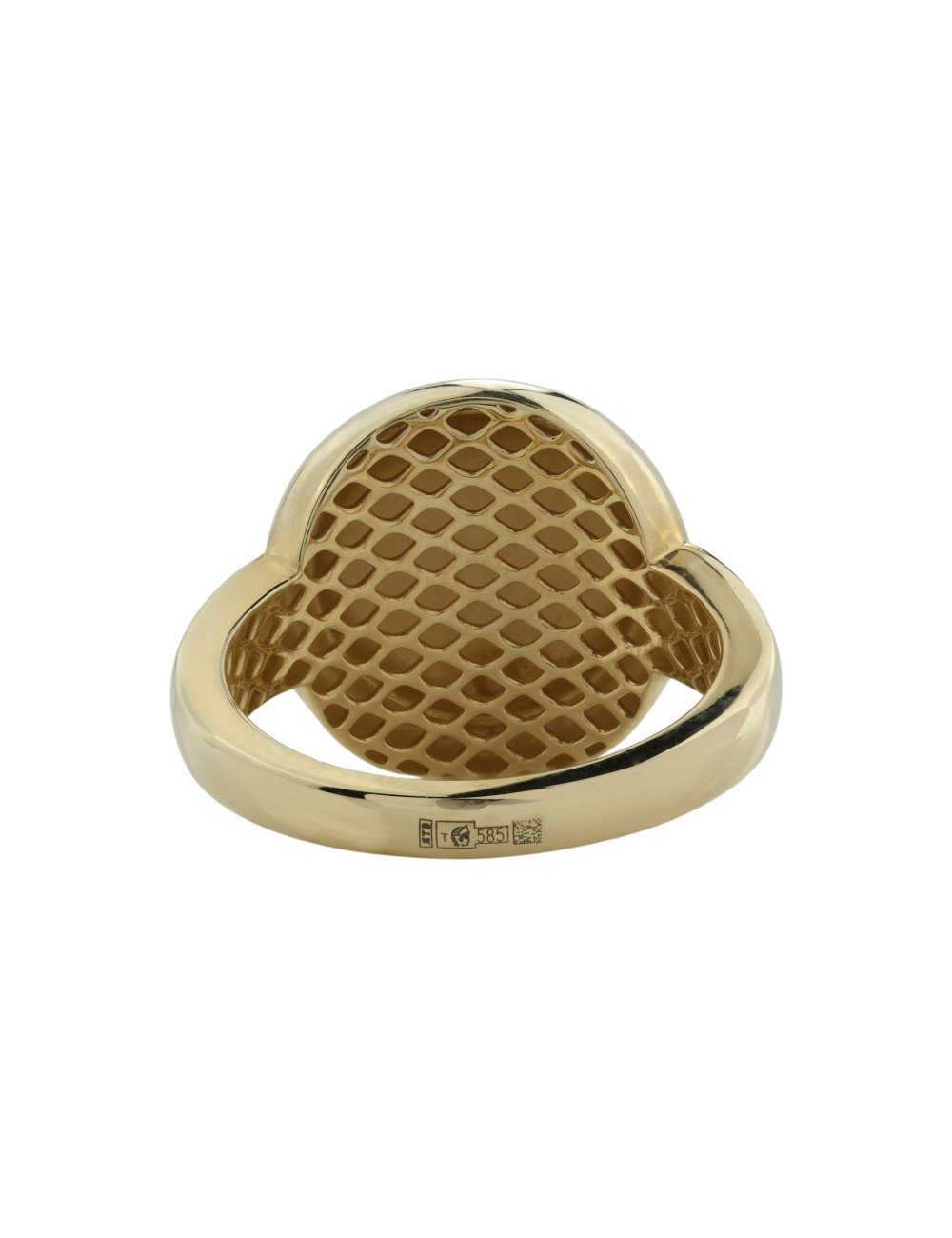 Кольцо из лимонного золота