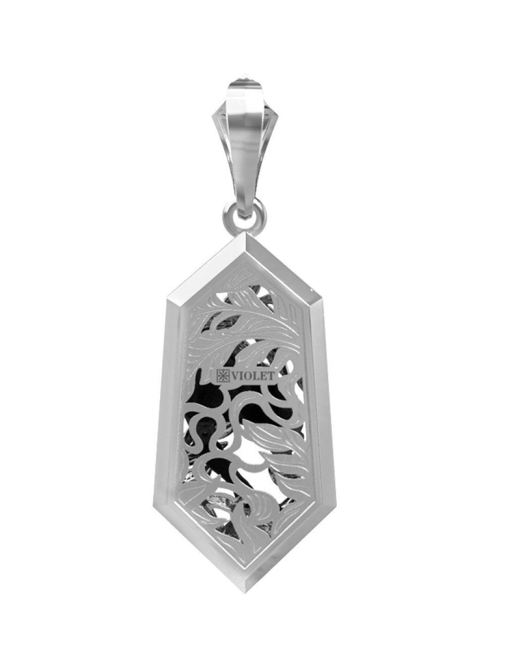 Подвеска из белого золота