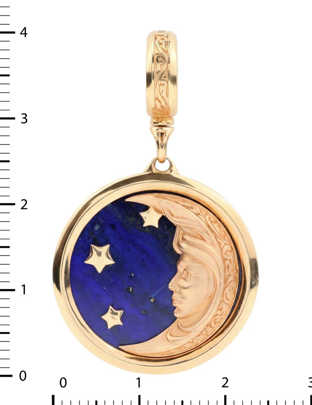 Подвеска из золота c лазуритом