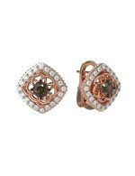 Серьги из золота c бриллиантами