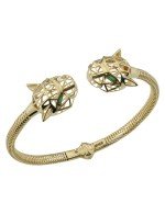 Браслет из лимонного золота c изумрудом