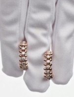 Серьги из розового золота c бриллиантами