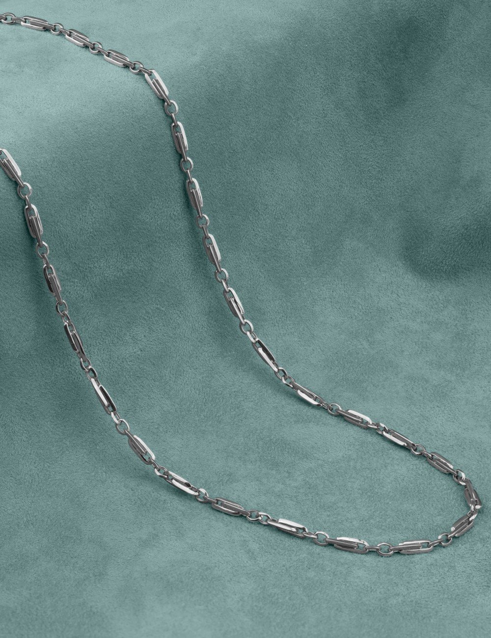 Цепь из белого золота