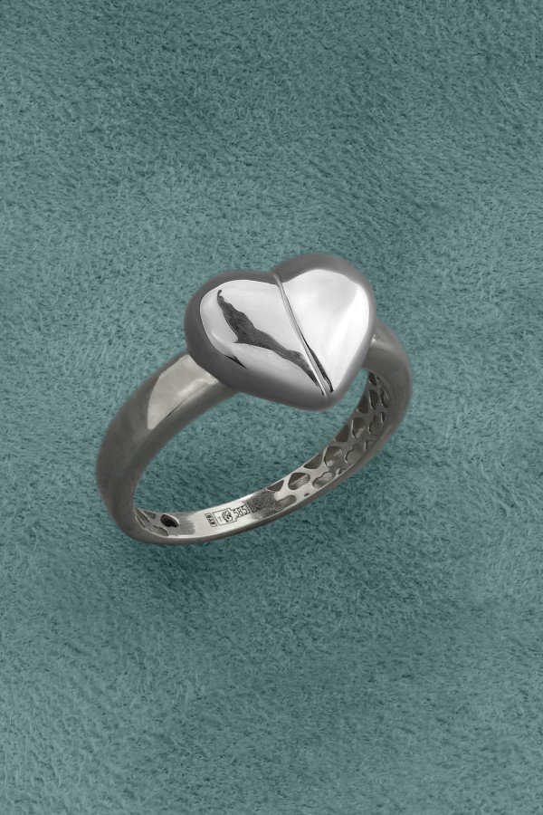 Кольцо из белого золота