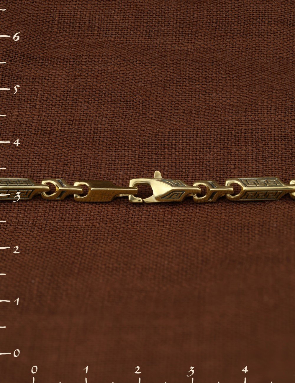 Цепь из лимонного золота