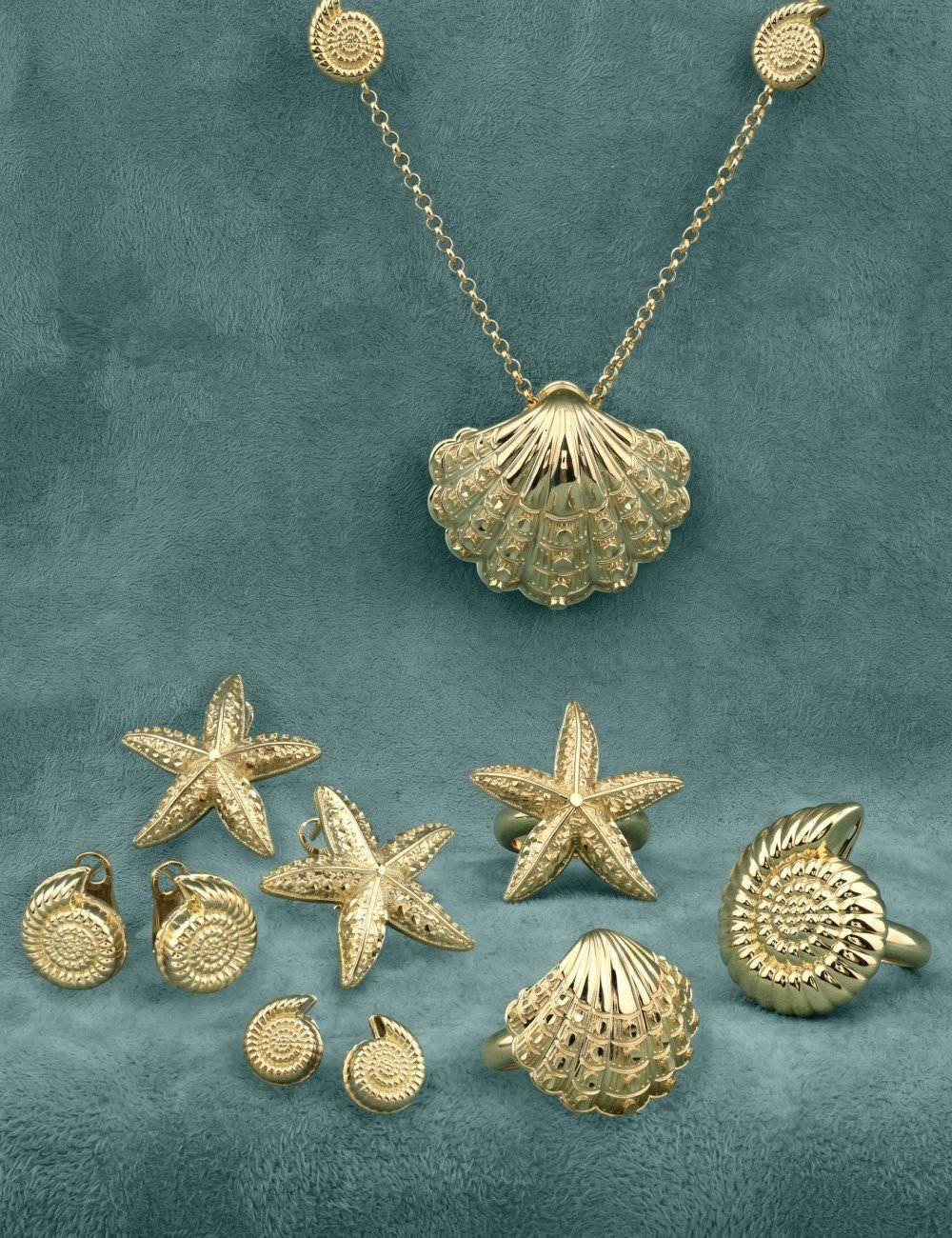 Серьги из лимонного золота