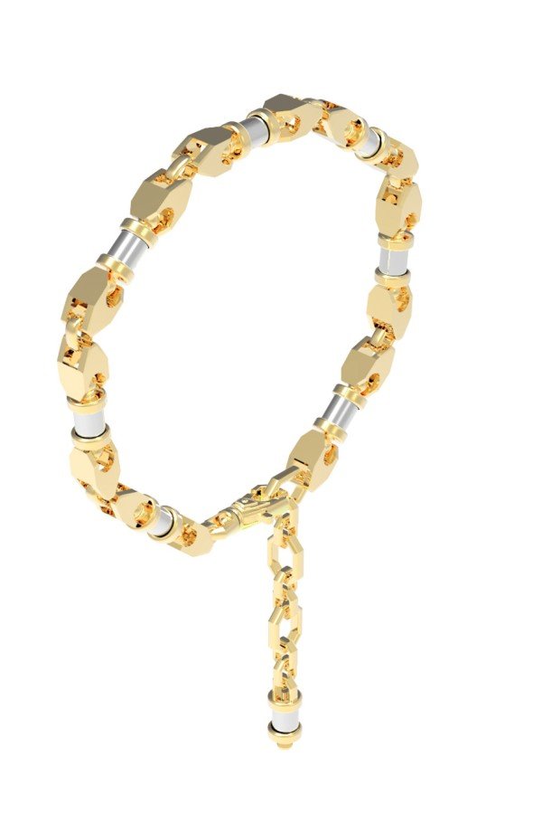 Браслет из лимонного золота