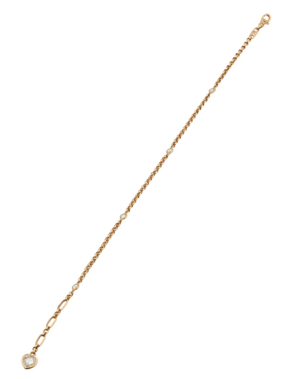 Браслет из золота c фианитом