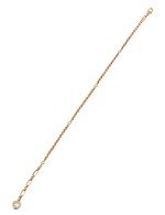 Браслет из золота c фианитом