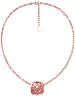 Колье из розового золота c бриллиантами и перламутром