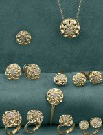 Браслет из лимонного золота c бриллиантами