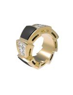 Подвеска из лимонного золота c бриллиантами и ониксом