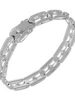 Браслет из белого золота c бриллиантами