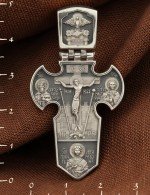 Крест из белого золота