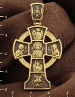 Крест из лимонного золота