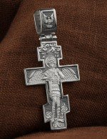 Крест из белого золота