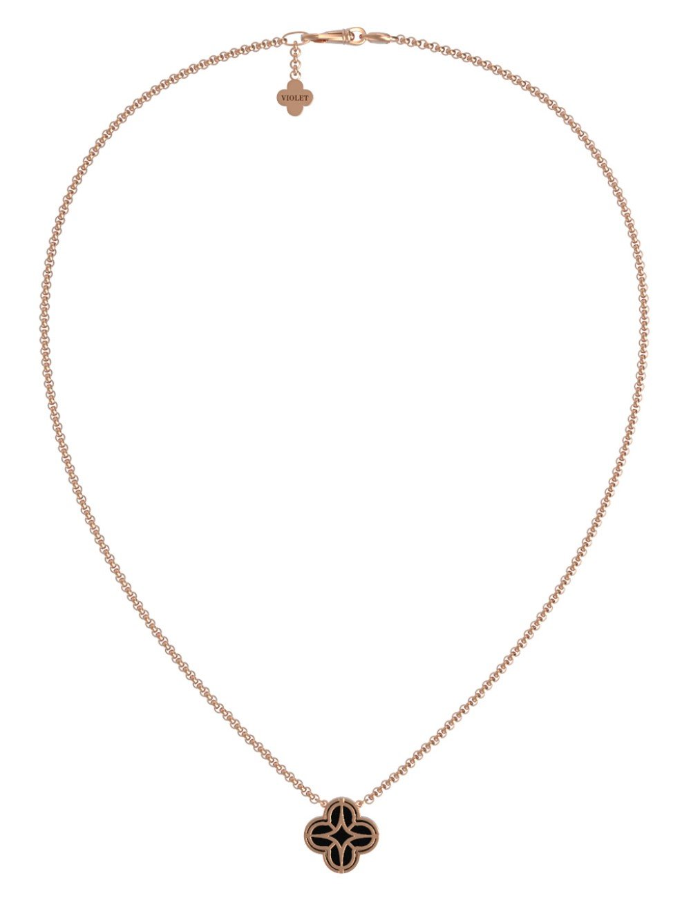 Колье из золота c бриллиантами и ониксом