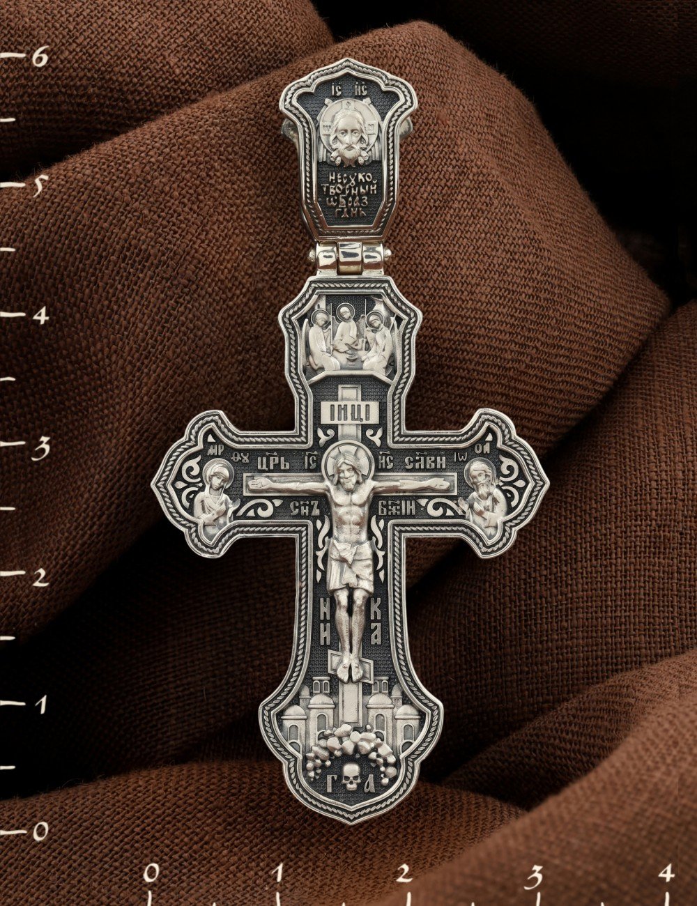 Крест из серебра 925 пробы