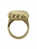 Кольцо из лимонного золота