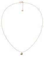 Колье из золота c малахитом