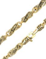 Браслет из лимонного золота