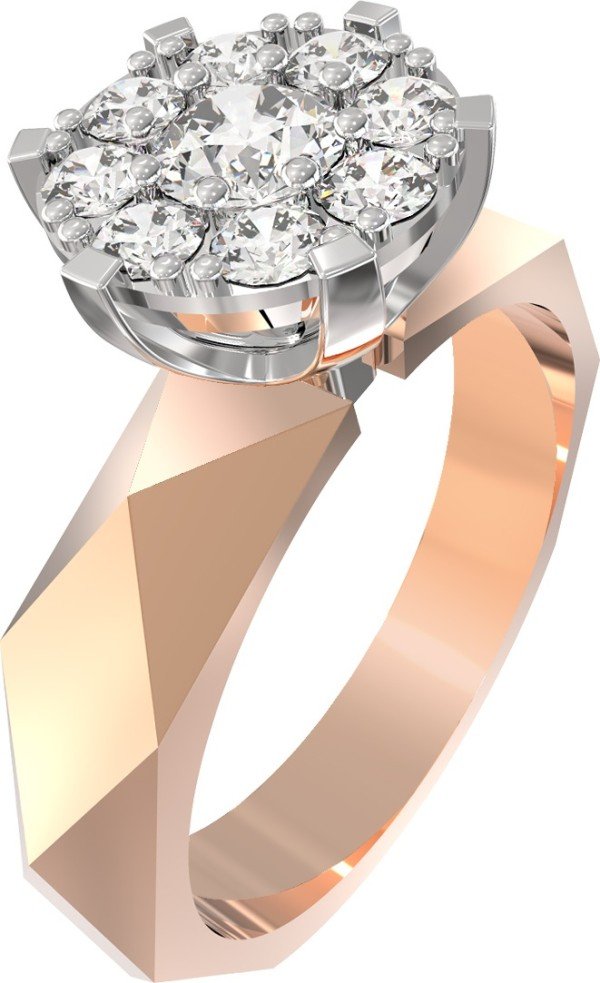 Кольцо из золота c бриллиантами