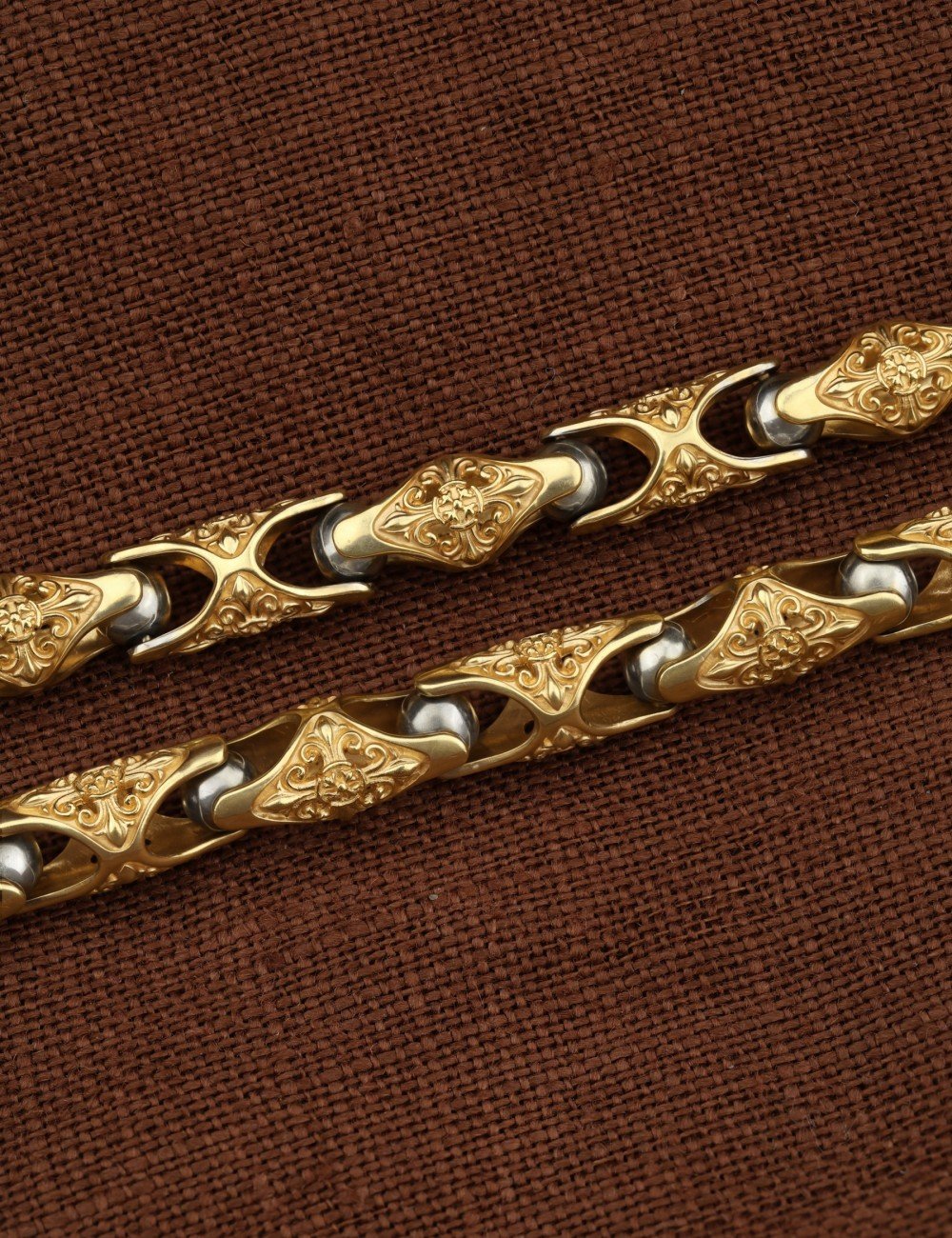 Цепь из лимонного золота