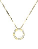 Колье из лимонного золота c бриллиантами