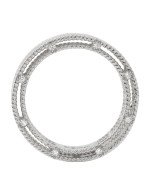 Кольцо из белого золота c бриллиантами