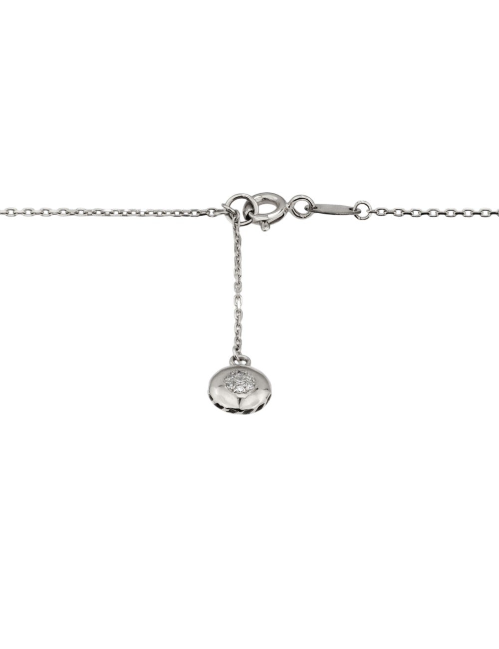 Колье из белого золота c бриллиантами