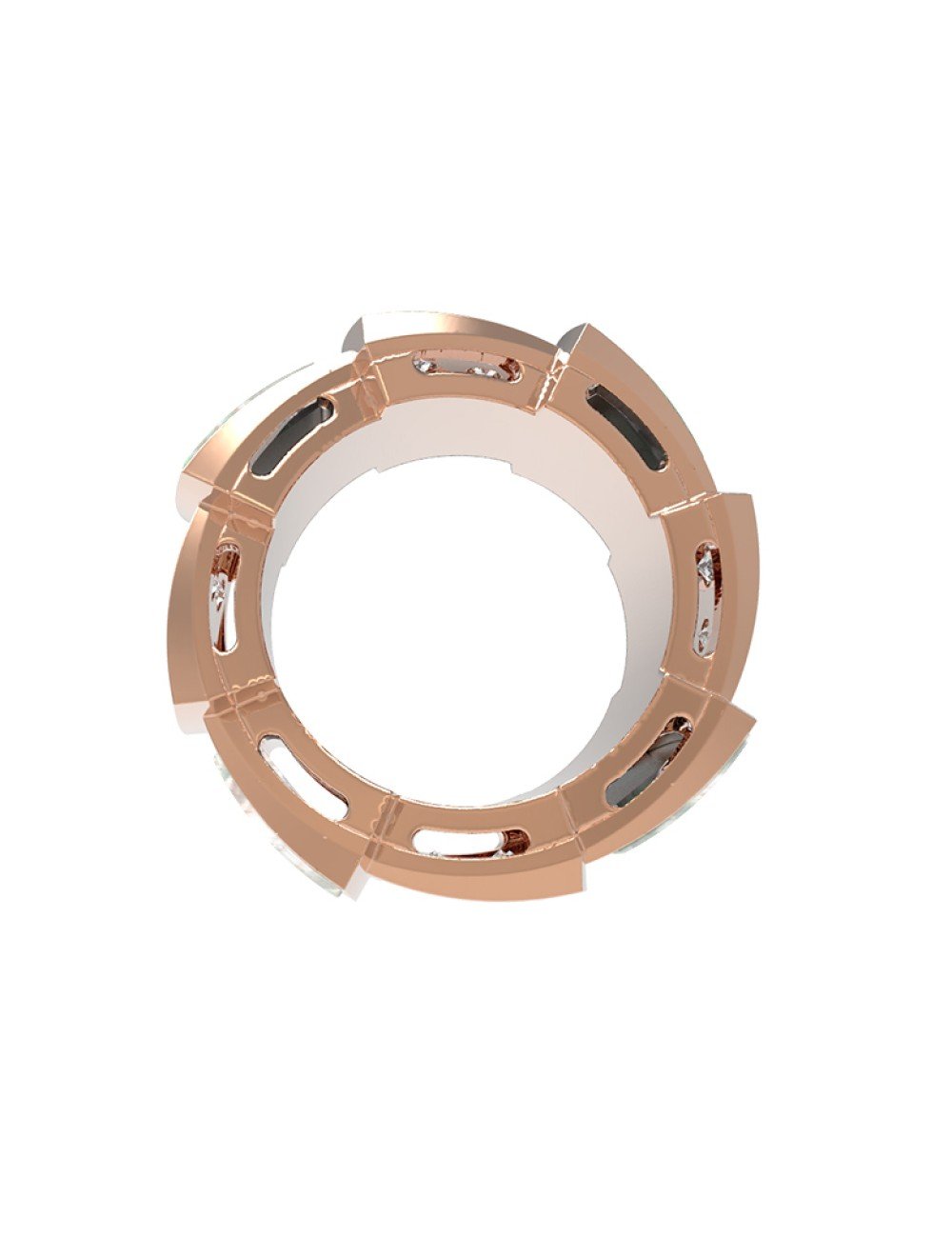 Подвеска из золота c бриллиантами и перламутром