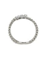 Кольцо из белого золота c бриллиантами