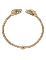 Браслет из золота c изумрудом