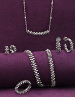 Серьги из белого золота