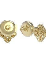 Серьги из лимонного золота c бриллиантами