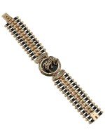 Браслет из золота c эмалью, ониксом и рубином