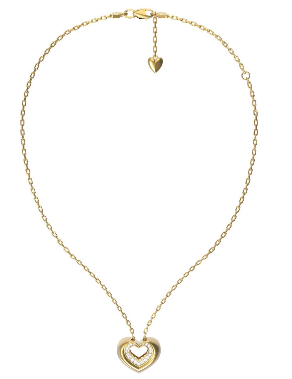 Колье из лимонного золота c бриллиантами