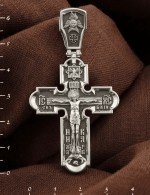 Крест из белого золота
