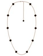 Колье из золота c ониксом